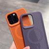 Применимый чехол для мобильного телефона iPhone17promax, дышащая сетка-соты, рассеивание тепла, магнитное крепление, Apple 15, матовый ПК, защитный чехол