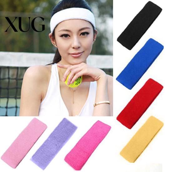 Sport Sweatband Headband Elastic Absorbent Fabric Men Hairband for Exercise Unisex