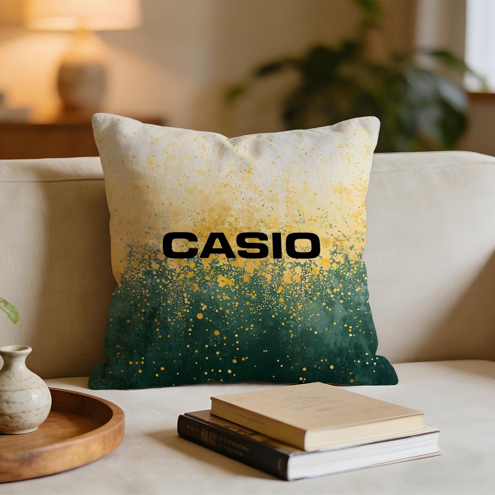 Luxury Fashion Niche CCasio Cushion Cover Short plush pillowcase for bed sofa carwashable