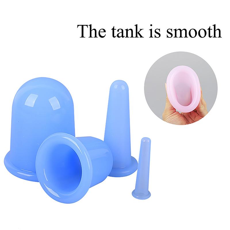 2 шт. баночки для вакуумных банок для массажа, наборы для терапии баночками для лица, силиконовые баночные наборы, антицеллюлитный набор для тела, антицеллюлитный