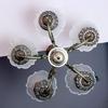 Glass 60 Watts Ceiling Chandelier Lamps