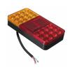 12V Car Truck Tail Light Taillight Rear Stop Brake Light 24 Led Waterproof Indicator Signal Lamp Boat Trailer Caravan Van Lorry