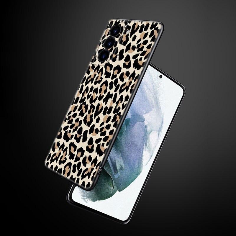 Модный чехол для телефона с тигровым леопардовым принтом и пантерой для Samsung Galaxy S22 Pro S21 S20 Ultra FE S10 Lite 5G S10E S9 S8 Plus