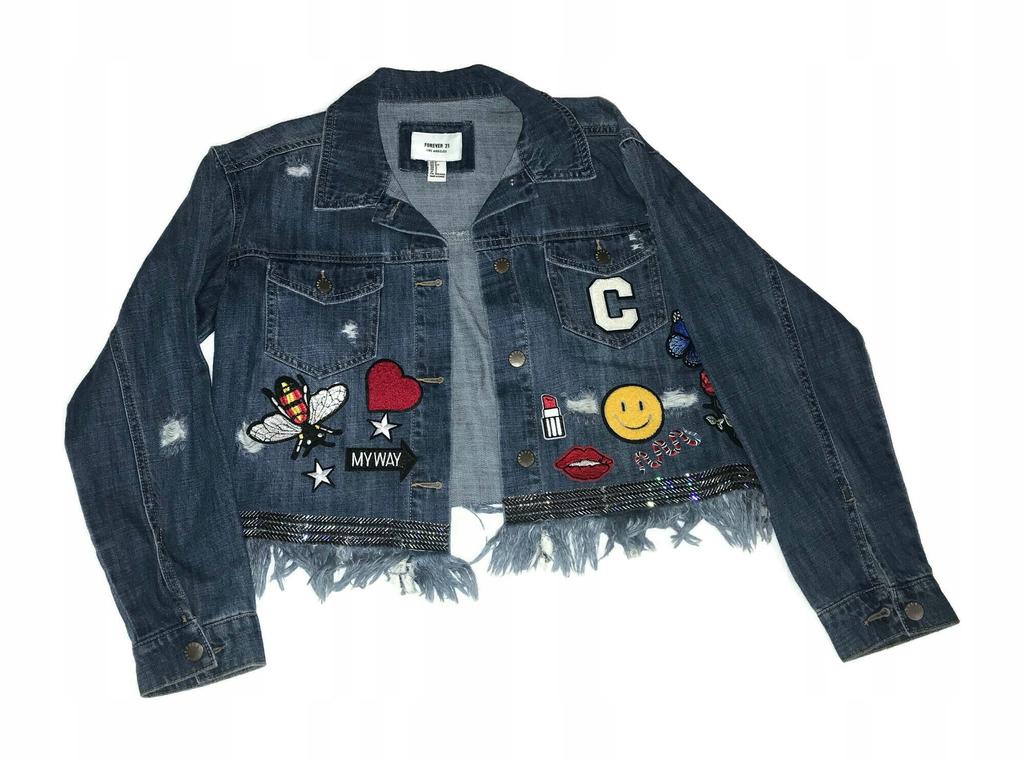 Синяя куртка Jens Forever21 Los Angeles S - б/у