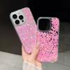 Эпоксидный чехол для телефона с розовыми блестками и блестками для Iphone 14 12 11 13 Pro Max Mini Xr X Xs 7 8 Plus, чехол для девочек