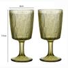 2 шт. Зеленые бокалы Стеклянный кубок Винтажные бокалы для вина Виски Шампанское Коктейльная чаша Чашка для питья молока и сока Посуда для вечеринки и свадьбы