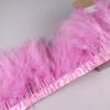 10 Meters Natural Turkey Marabou Feather Trim Ribbon Feather Fringe For Wedding Dress Decor Sewing Accessories Plumas