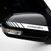 2pcs Car Stripe Stickers Rearview Mirror Reflective Vinyl Decals For Citroen C3 C4 DS3 C1 Picasso berlingo Exterior Accessories