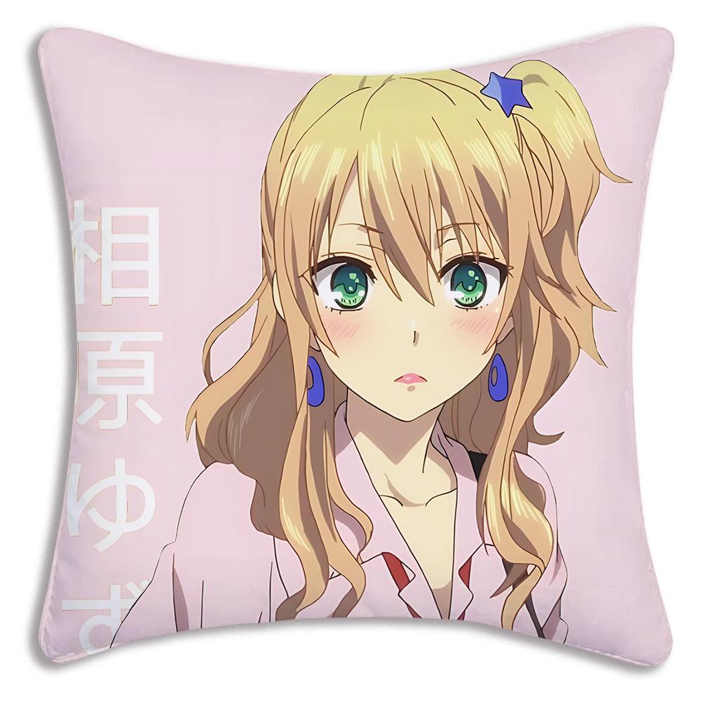 Милые GL Аниме C-Citrus Горячие Наволочки Мультяшные Декоративные Для Дивана Домашние Двусторонние Печать Короткий Плюш Милая Наволочка