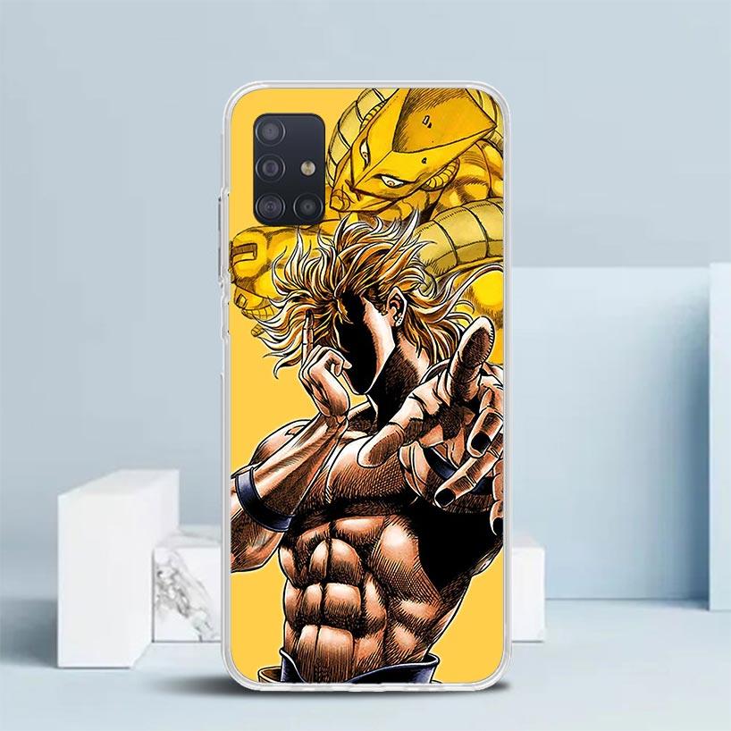JoJo Adventure Дио Диего Брандо Мягкий чехол для Samsung Galaxy A12 A22 A32 A52 A72 A02S Чехол для телефона Note 20 Ultra 10 S10 Plus A51