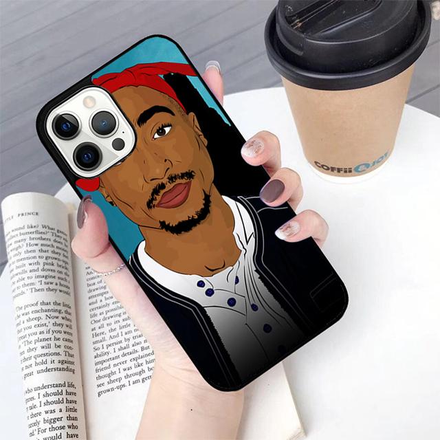 Чехол для телефона рэпера Тупака 2Pac Макавели Для iPhone 17 Air 14 15 16 13 12 Чехол Для Apple Pro Max Plus Coque