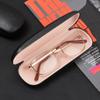 Grain Waterproof Eyewear Protector Hard Frame Eyeglass Cases Glasses Box Black Spectacle Cases