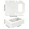10/30pcs Kraft Paper Gift Boxes Cookies,Bread,Candy And More-Suitable For Thanksgiving,Christmas,Weddings,Birthdays