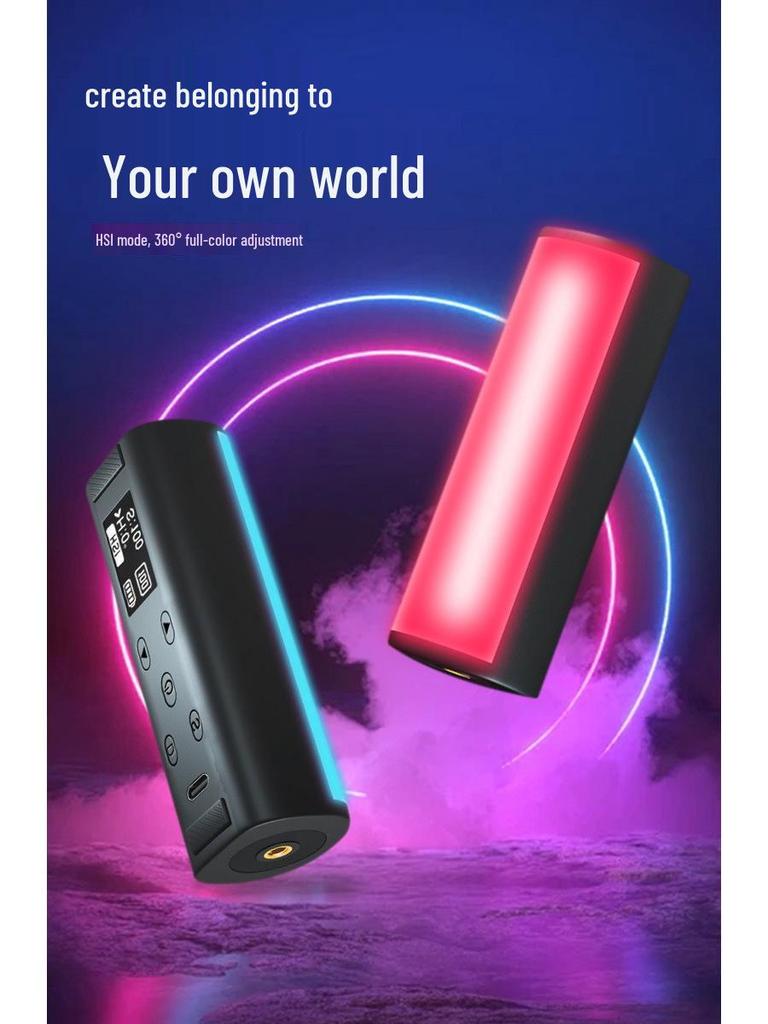 Портативная RGB светодиодная палка для заполняющего света для фотографии