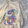 Dragon Create Auspicious Clouds Men Women T Shirt Pattern Sweat Clothes Pattern Summer New Tops O-Neck Couple Tshirts