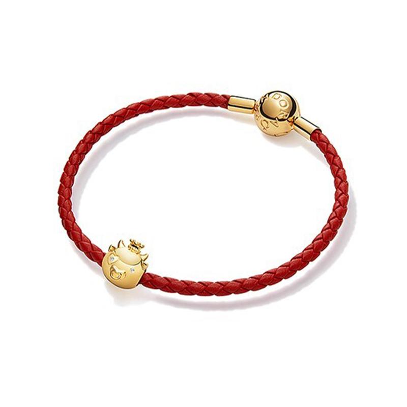 Pandora Lucky Rabbit Linmen Weaving Bracelet Women's Style zt2583