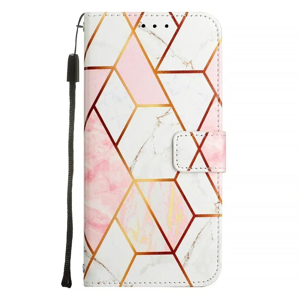 Милый кожаный чехол-книжка с рисунком для OnePlus 13 13R 12 12R 11 11R 1+ Nord CE 4 Lite N30 SE CE4 Ремешок Ударопрочный кошелек