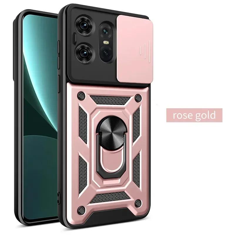 Ударопрочный бронированный чехол для Motorola Edge 50 40 NEO 30 Pro Ultra Fusion G04 G34 G84 G54 G42 С держателем-кольцом Защитная крышка для камеры