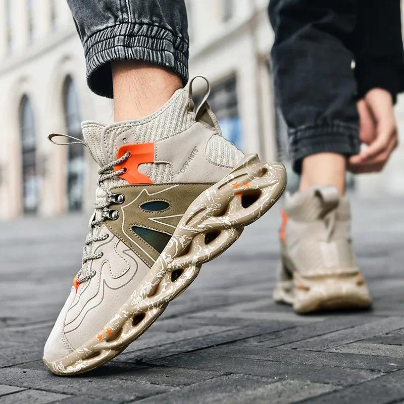 Модная кожаная повседневная обувь Бренды 2024 Повседневная спортивная обувь Дизайнер для топ-бренда Досуг Zaptillas Мужские кроссовки Shoo Теннис