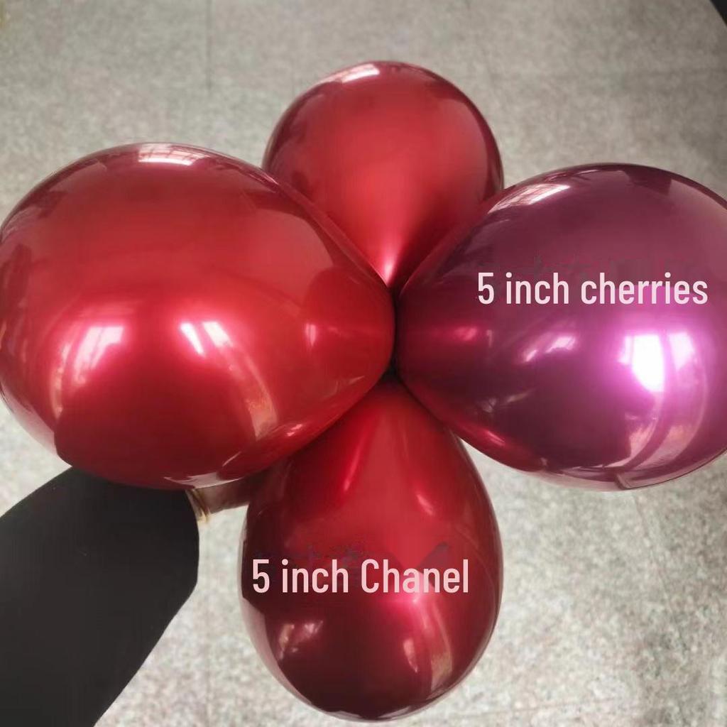 Набор двухслойных воздушных шаров «Вишня» для Дня святого Валентина, свадеб и праздников