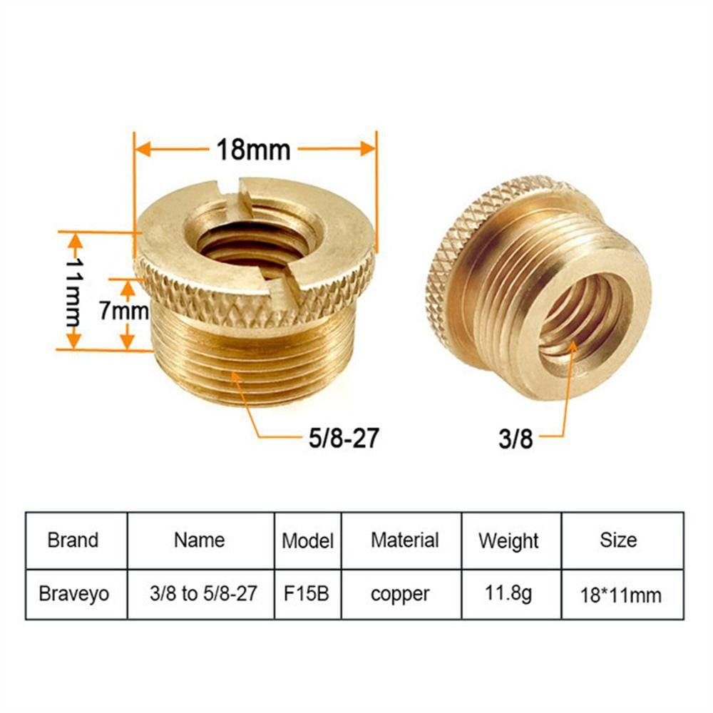 Адаптер штатива Крепление микрофона Винты-переходники Винт Гайка Адаптер стойки для микрофона Фотография