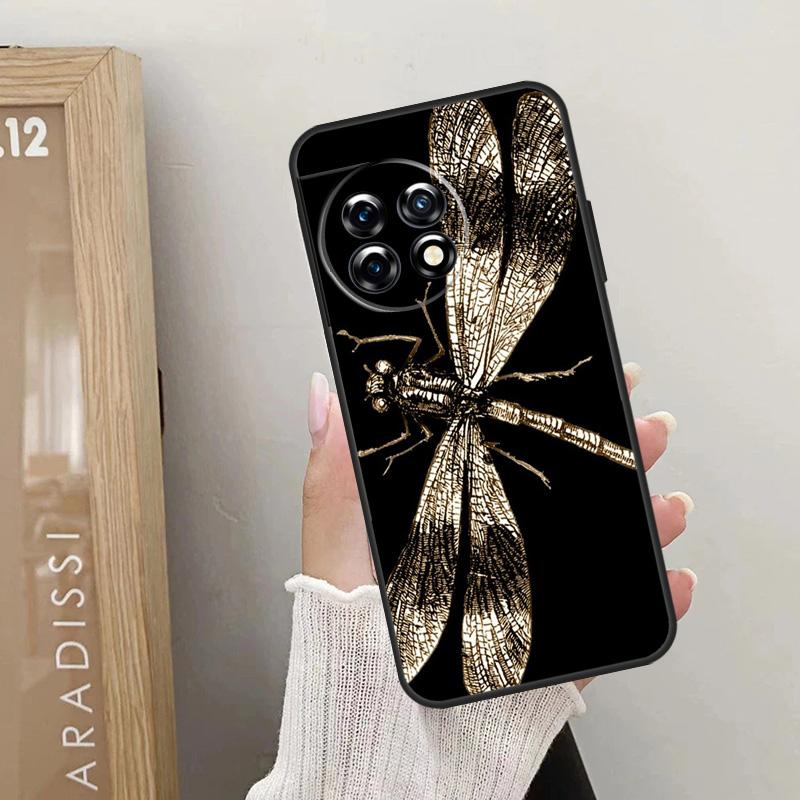 Dragonfly Case For OnePlus 12 11 9 10 Pro 9RT 10T 10R 12R OnePlus Nord 2 CE 3 Lite CE4 N10 N20 Cover