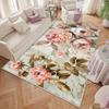 Modern Style Flower Design Decoration Bedroom Carpet Non-slip Living Room Rug Big Size Cloakroom Dressing Table Mat Easy Clean