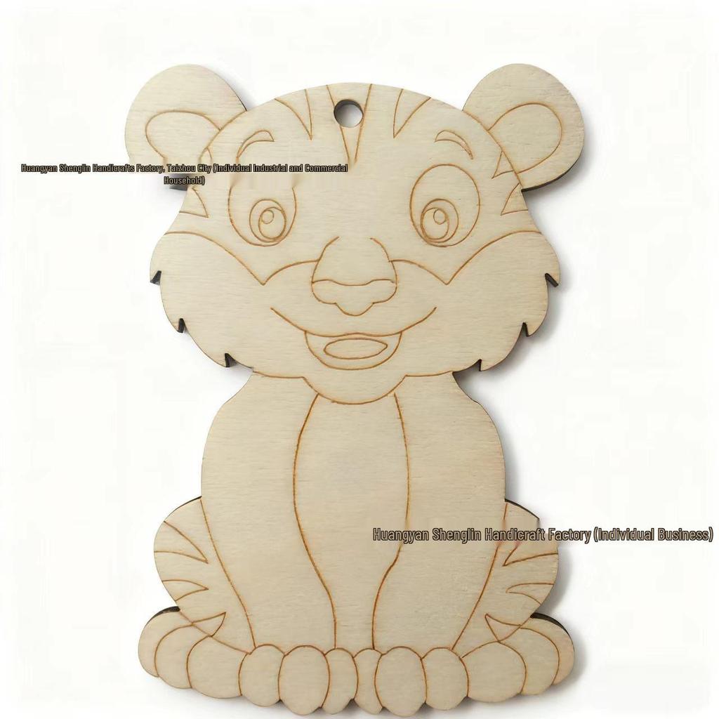 Unfinished Wood Zodiac Shape Ornaments for Festivals