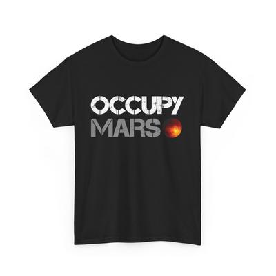Occupy Mars T-Shirt, Space Explorer Astronaut Women Men T-Shirt