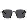 Emporio Armani Logo Metal Irregular Shape Sunglasses Men sunglasses Black 0EA2154D30018757