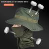 1Pcs Sun Cap Fishing Hat Outdoor Full Face Cover Summer Anti UV Hiking Hat With Mask Mountaineering Fisherman's Hat Women Men