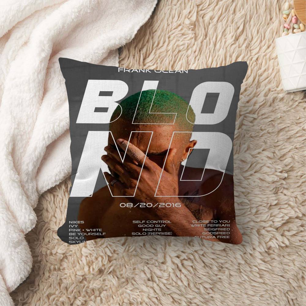 A-Frank_Ocean Blond Pillow Cover Sofa Cushion Cover Home Room Decoration Children Gift
