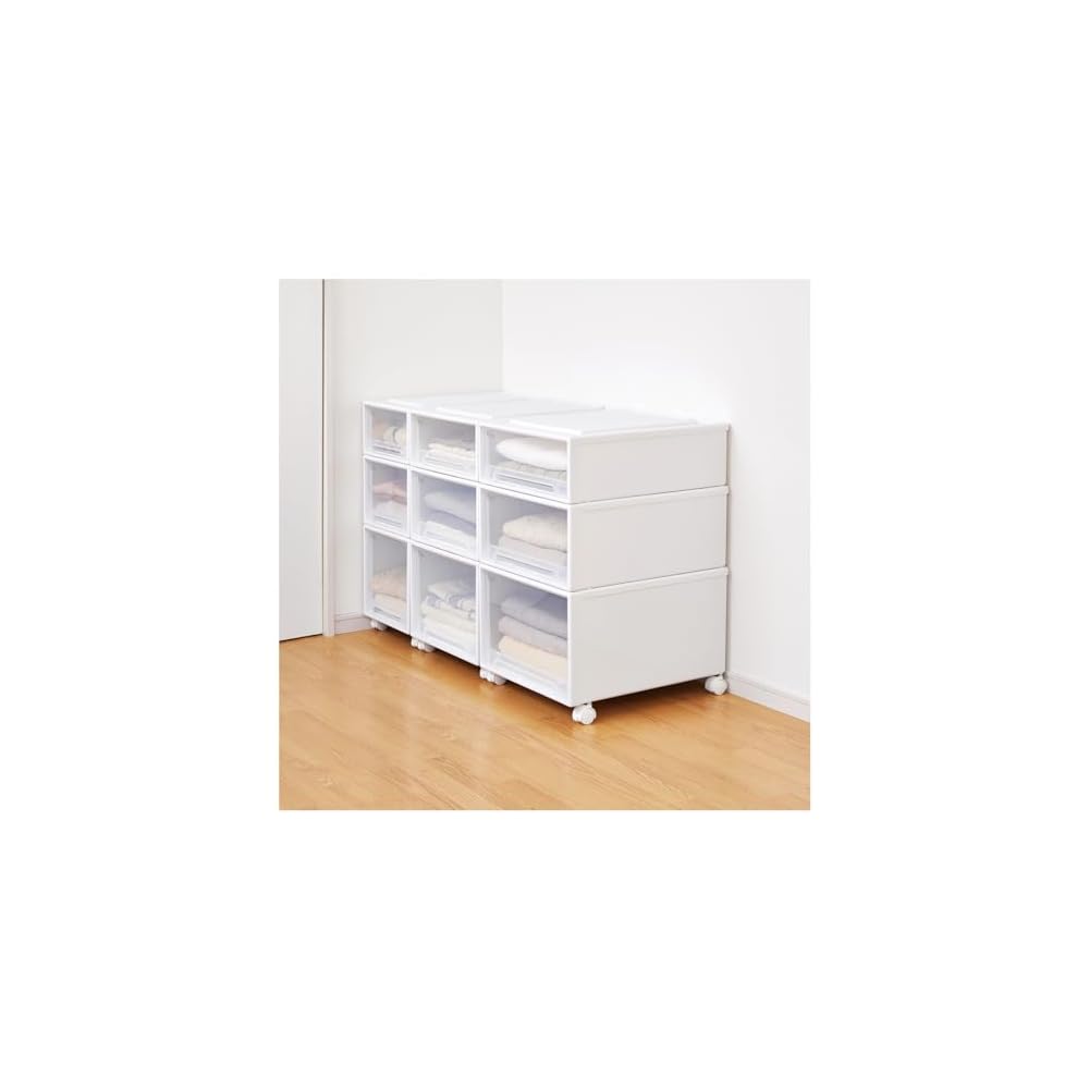 Контейнер для хранения Tenma Fits, 44 см (W) х 53см (D) х 18см (ЧАС), Прочный, Сделано в Японии, Сделано