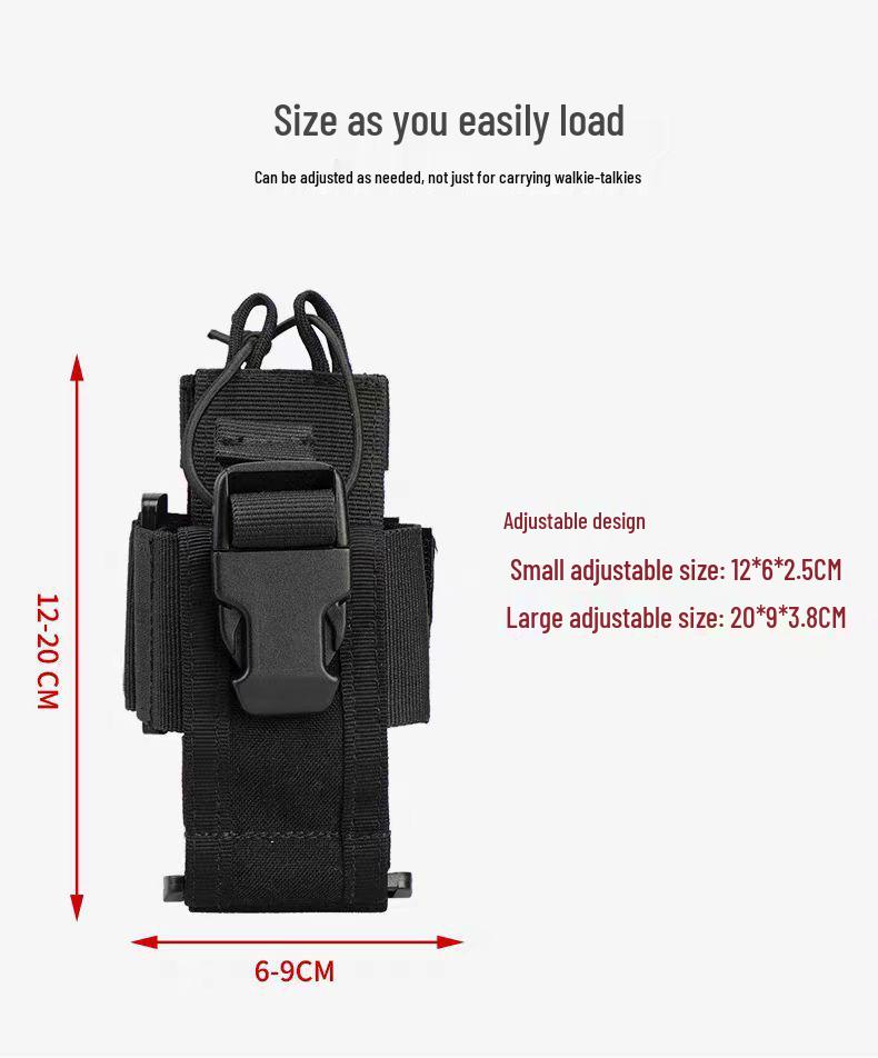 Тактическая сумка для рации на открытом воздухе - Выдвижная, Ультралегкая, Доступна в малых и больших размерах