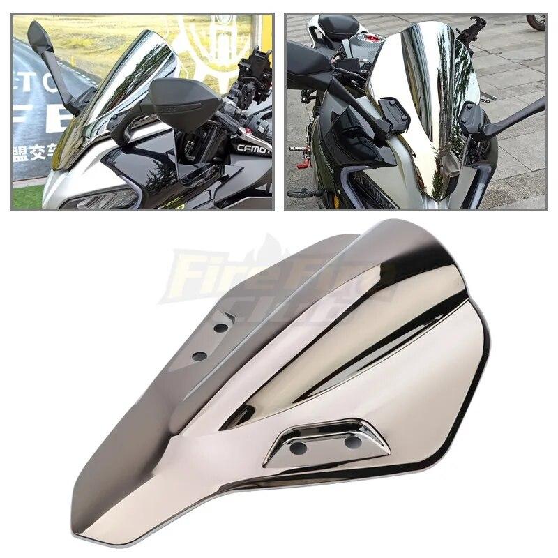 Motorcycle Black/Smoke /Clear/Chrome/Colorful Windshield Fairing Windscreen Wind Deflector For CFMOTO 250SR 300SR -
