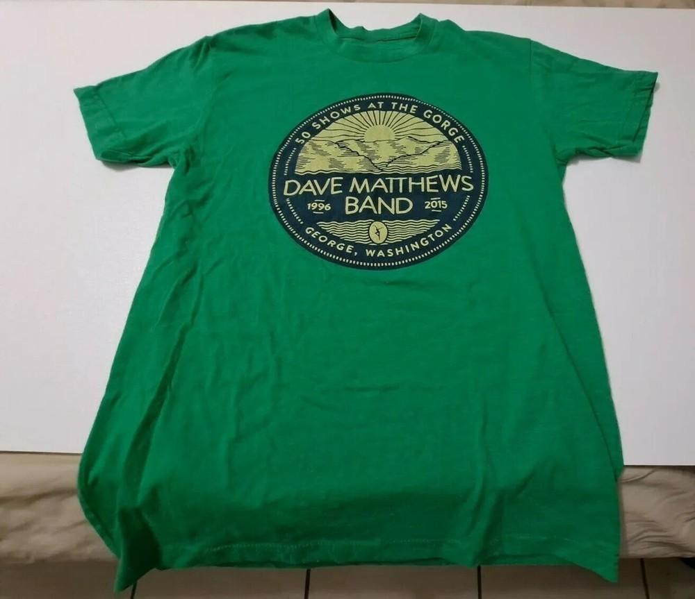 Dave Matthews Band 50 Shows At The Gorge Shirt Tuff Green Unisex S5XL 15D535 Unisex T-Shirt