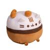 Кавайная Плюшевая Игрушка Шоколадное Мороженое Толстый Кот Мягкая Игрушка Подушка Кот-Мороженое Креативный Подарок Подарки на День Рождения для Детей Декор для Дивана
