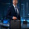 Valuable Paper Organizer Fireproof Document Box with Combination Lock, Hard Shell Portable File Organizer, Safety Multi Compartment Waterproof Storage