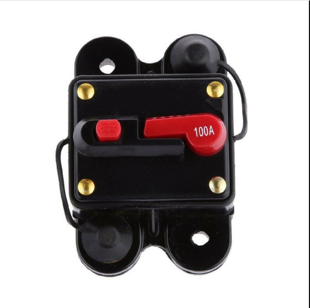 Автоматический выключатель 100 А с ручным сбросом 12 В/24 В Автомобильный Автомобильный Лодочный Аудио Держатель предохранителя