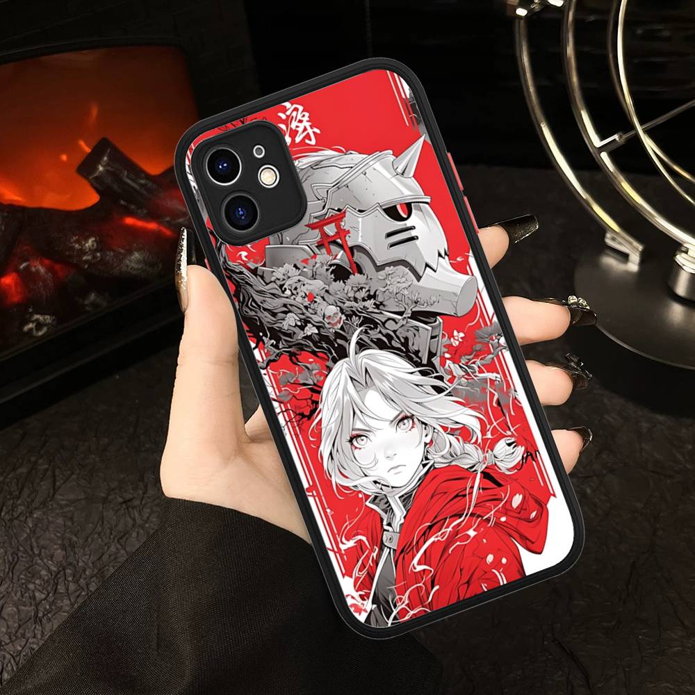 Anime F-Fullmetal A-Alchemist Phone Case For IPhone 16e 16 15 14 13 12 11 Pro Max X XS Max Plus Matte Clear