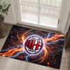 Дизайн AC Milan Кристальный Велюровый Ковер Уютный Не?Нескользящий ковер с принтом для спальни, гостиной, прихожей