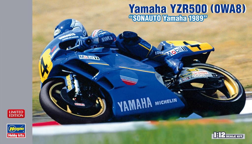 Hasegawa Yamaha YZR500 Sonauto Yamaha 1989 Plastic Model Kit 21768 1/12 (0WA8) (Motorcycle)