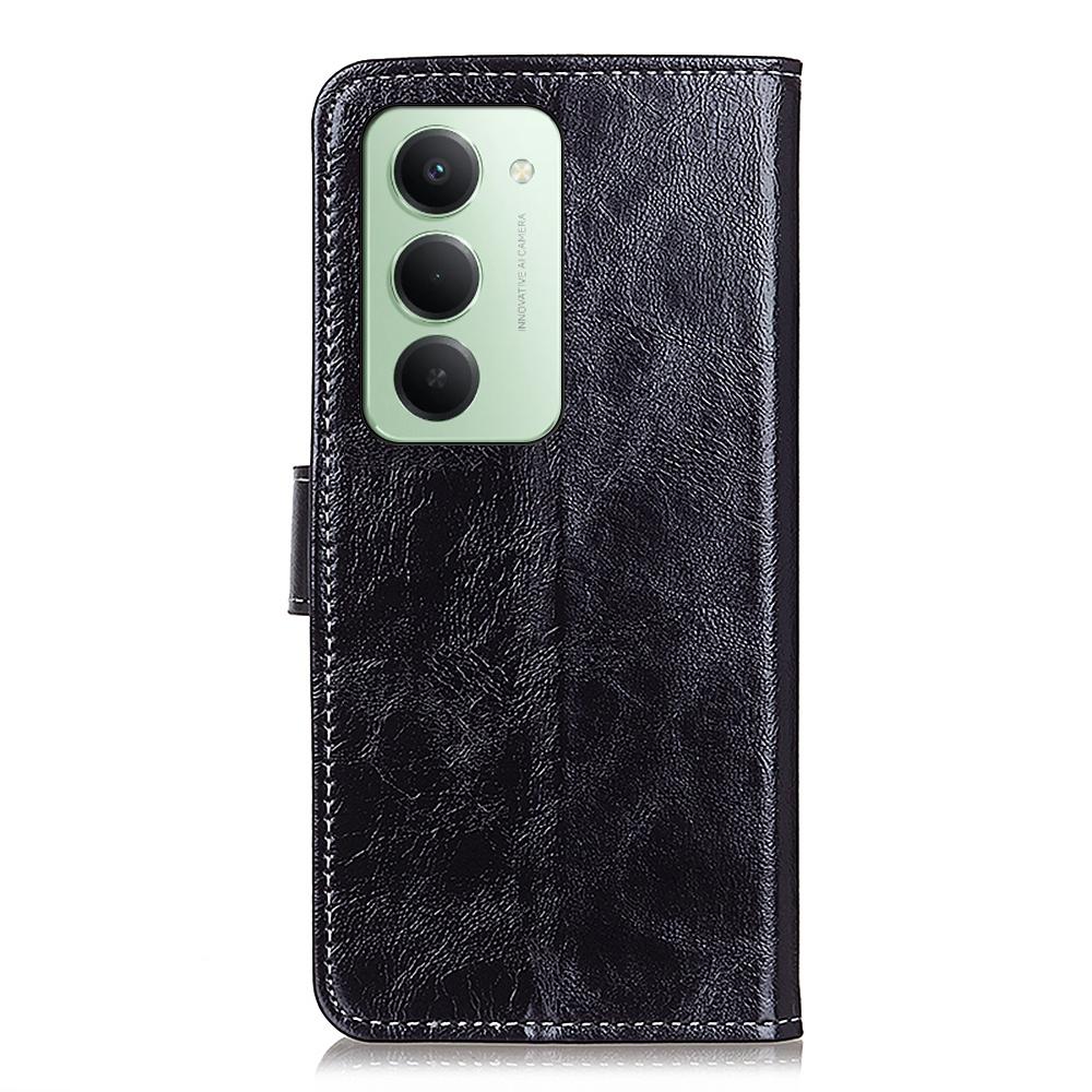 For Xiaomi Redmi 15 5G (Global) (169mm) Case Wallet Leather Phone Cover Crazy Horse Texture