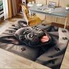 Pug Office Carpet Soft Polyester Entrance Carpet Washable Non slip Machine Washable Indoor Carpet Li