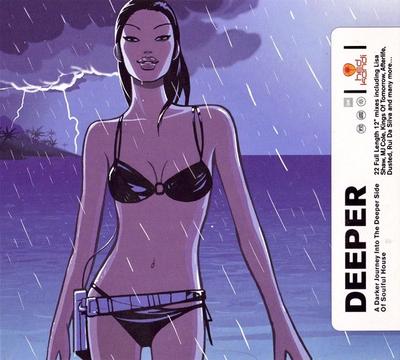 CD РАЗЛИЧНЫЕ - Deeper HEDK017 Hed Kandi 2001 Великобритания Танцевальная и электронная музыка Б/у