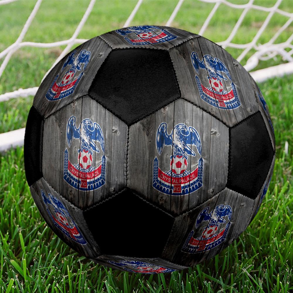 Crystal Palace F.C Soccer Ball Colorful All Ages Machine Stitched PVC Competition Ready Durable High-Bounce.SIZE5