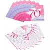 Shimmer 70th Napkins (Pack of 16)