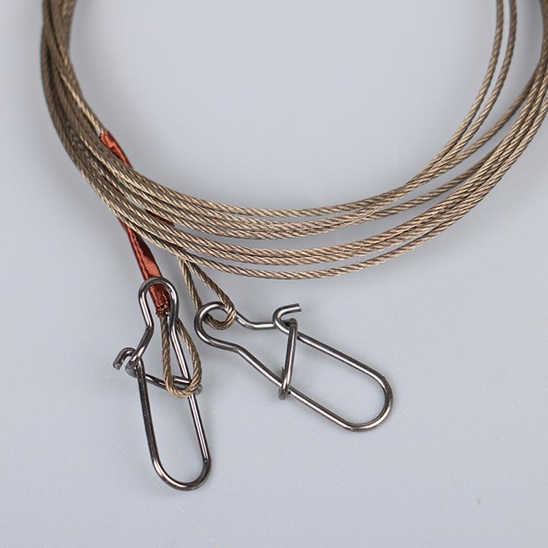 2 шт./компл. стальная проволока титановая проволока анти-клещевая леска со штифтом рыболовная передняя проволока