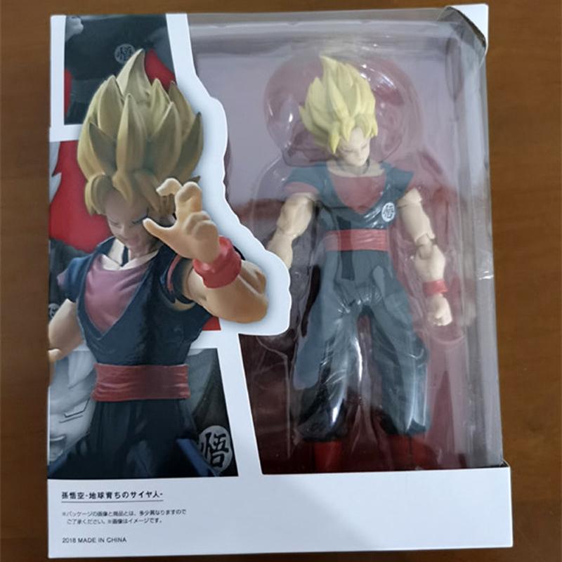 16 см Фигурка Готенкса из Dragon Ball Super Saiyan 3 SHF Аниме Подвижная ПВХ Коллекционная Кукла Фигурка Какаротто Сын Гоку Модель Игрушки