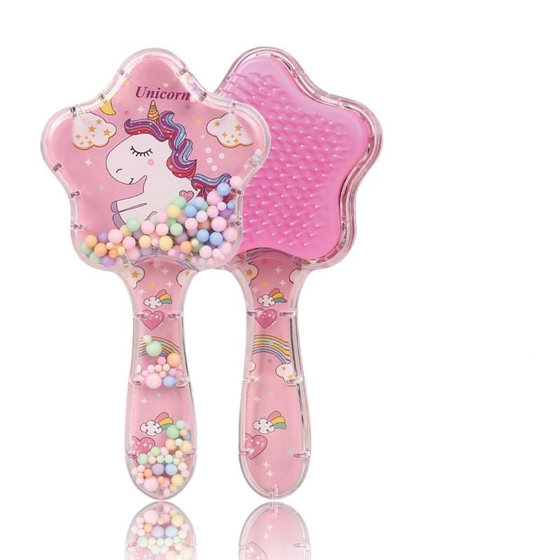 Новые волшебные расчески со звездами, антистатические массажные щетки для волос с единорогом, распутывание, массажная щетка для душа, расческа для волос, инструменты для укладки волос в салоне